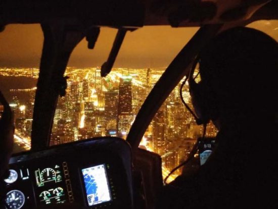 See Chicago's sparkling holiday lights from above the city with Chicago Helicopter Experience 3