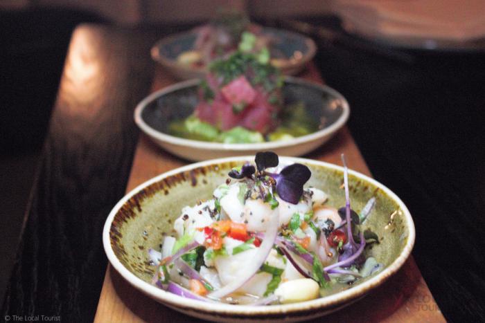 Ceviche Trio at Artango Bar & Steakhouse