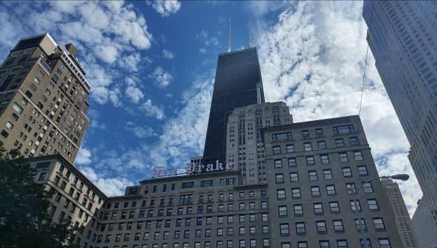 The Historic Drake Hotel, one of the iconic hotels on the Magnificent Mile in downtown Chicago