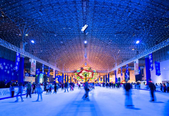 Blackhawks Ice Skating Rink at Winter WonderFest