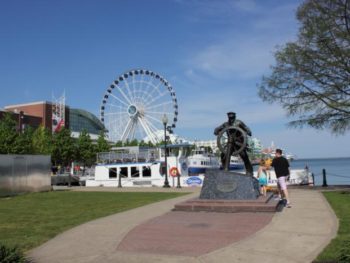 Entrance to Navy Pier in Chicago