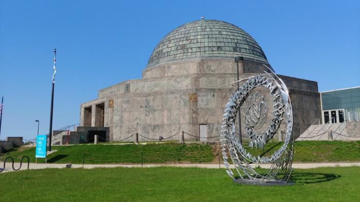 Adler Planetarium in downtown Chicago