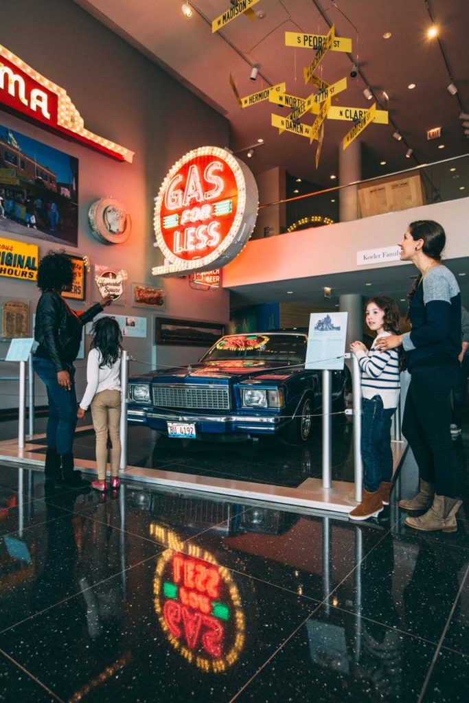 Chicago History Museum exhibit, photo courtesy of Choose Chicago