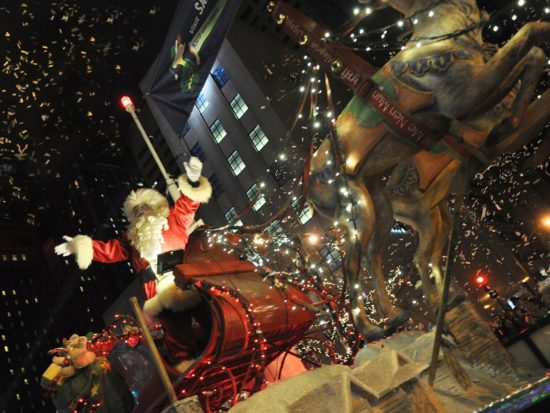 Santa at the Magnificent Mile Lights Festival