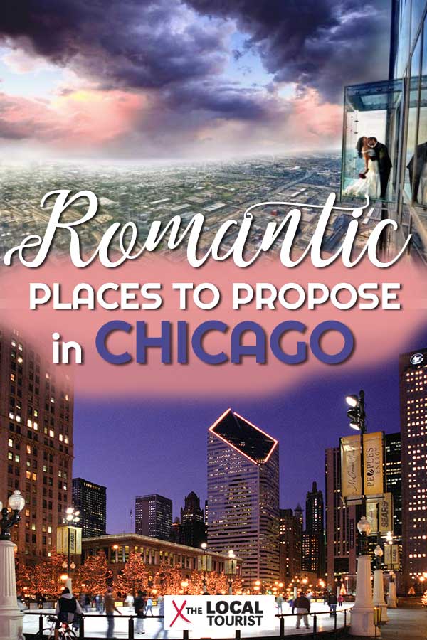 If you've found the one and you're looking for the perfect place to pop the question, we've found the most romantic places to propose in Chicago. | Romantic Chicago | Places to propose | Chicago romance | Getting engaged