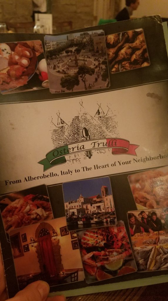 Osteria Trulli: Cuisine of Puglia via Arlington Heights 3