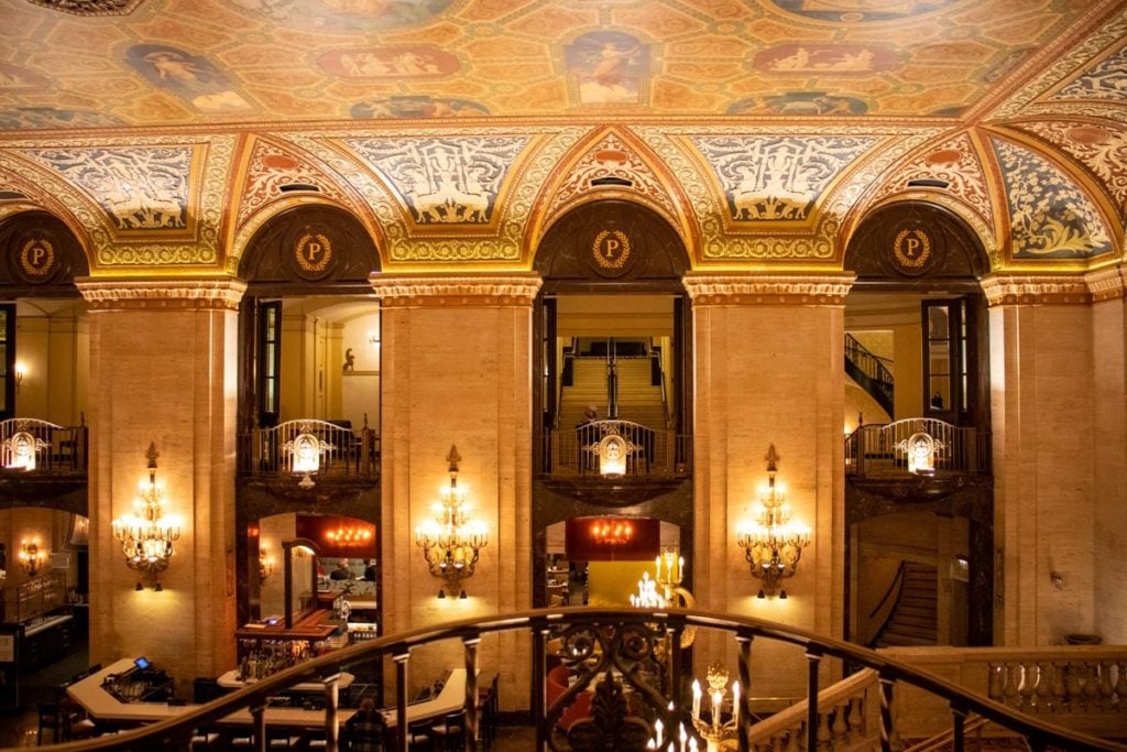 Lobby of the Palmer House Hilton