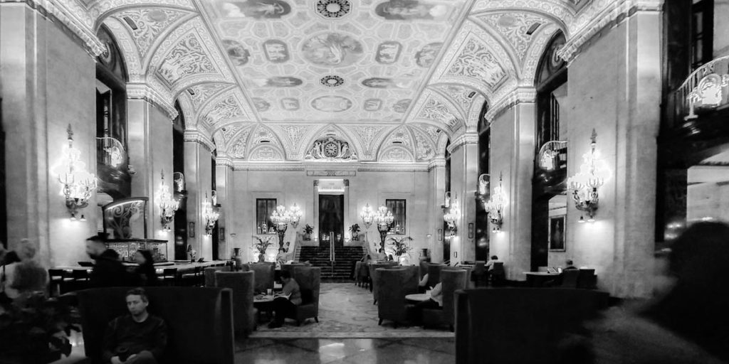 Lobby of the Palmer House Hilton