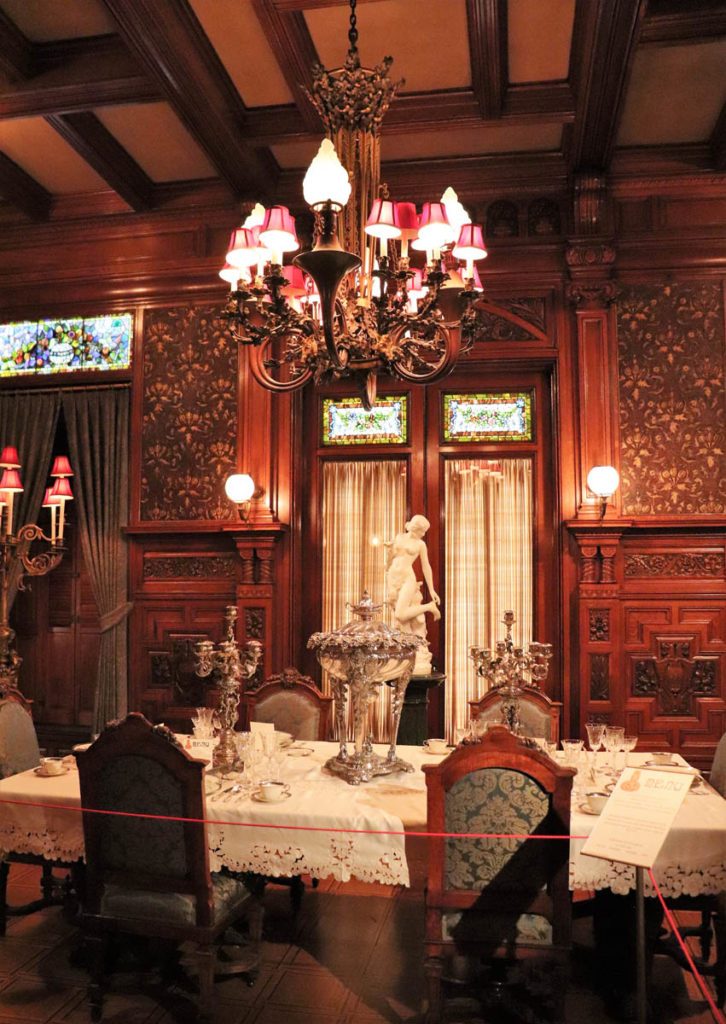 Dining Room in the Nickerson Mansion, now known as the Driehaus Museum