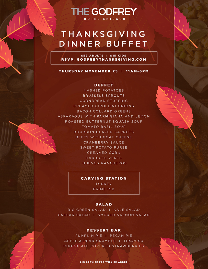 Chicago Restaurants open on Thanksgiving + Dinner To Go