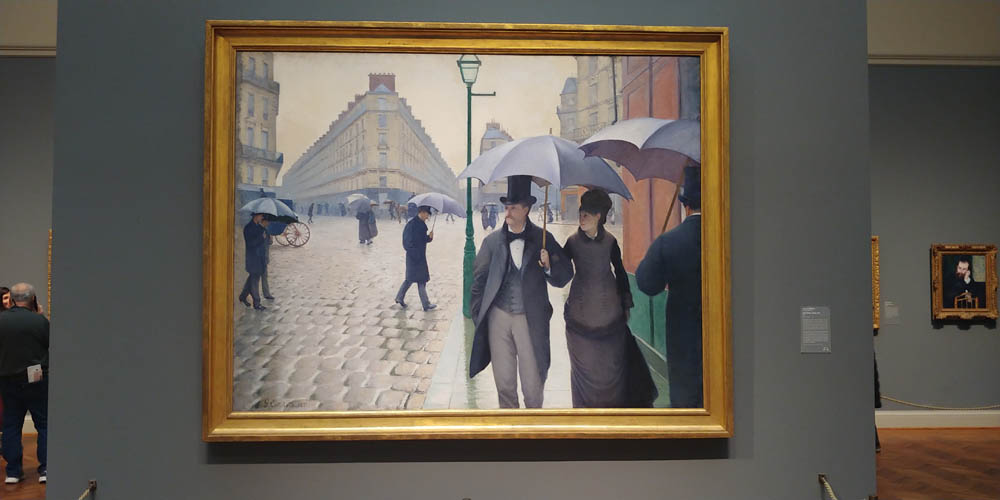 "Paris Street; Rainy Day" at the Art Institute of Chicago