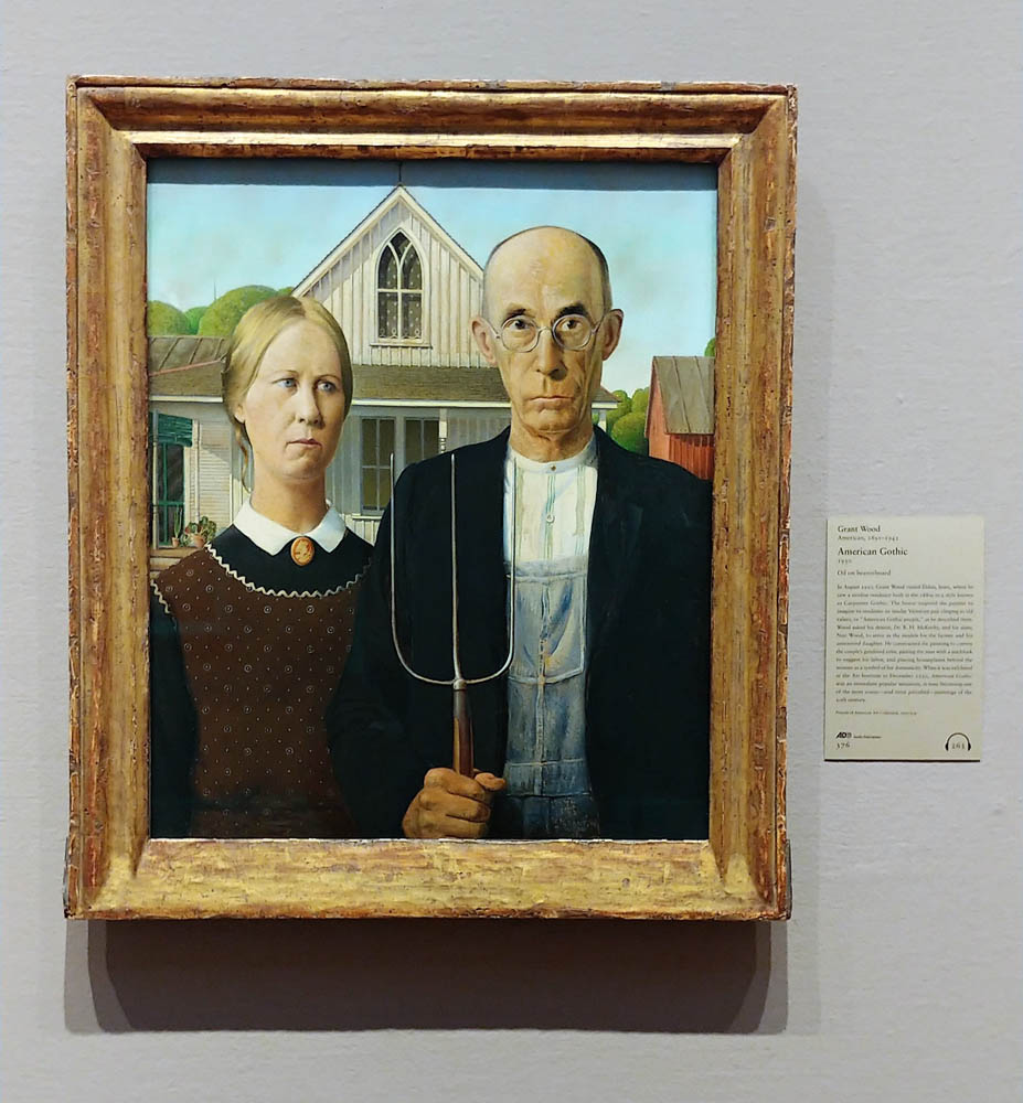 American Gothic by Grant Wood